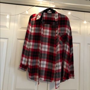 Garage - long sleeve plaid (size M)